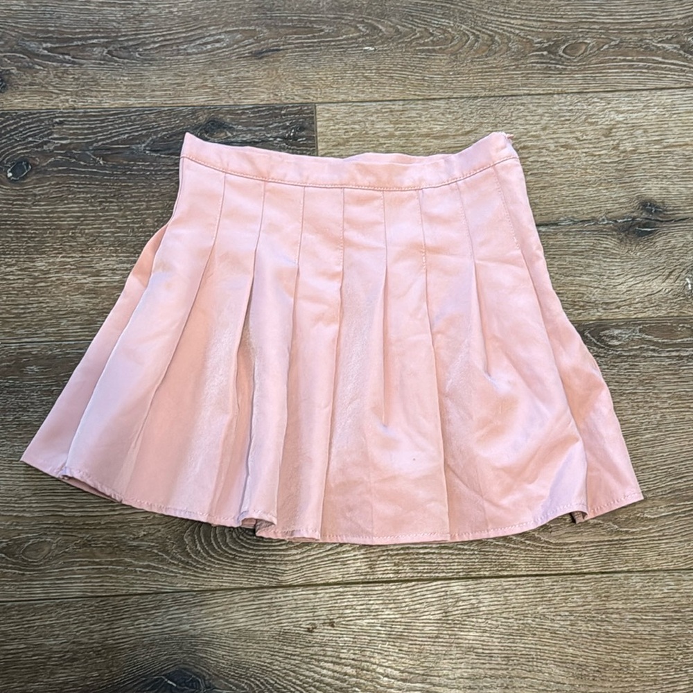 Princess Polly pink‎ pleaded skirt 4